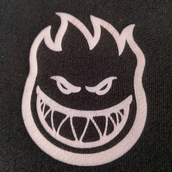 Spitfire Hooded Sweatshirt Medium Wave Mandala Hoodie Black Skater Surf Surfer - Picture 11 of 13